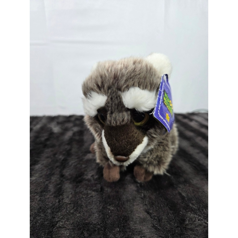 Wild Republic Wild Watchers Raccoon Plush Stuffed Animal Toy NWT